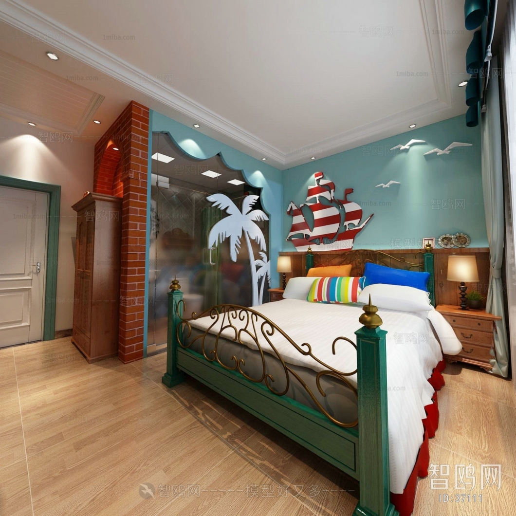 Mediterranean Style Children's Room