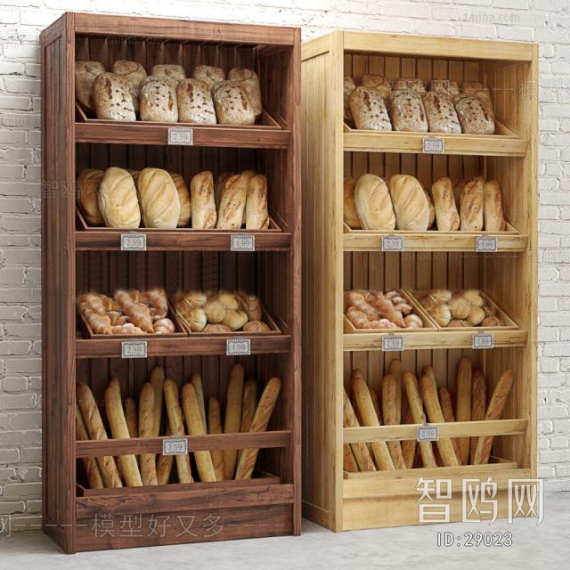 现代面包商展货柜