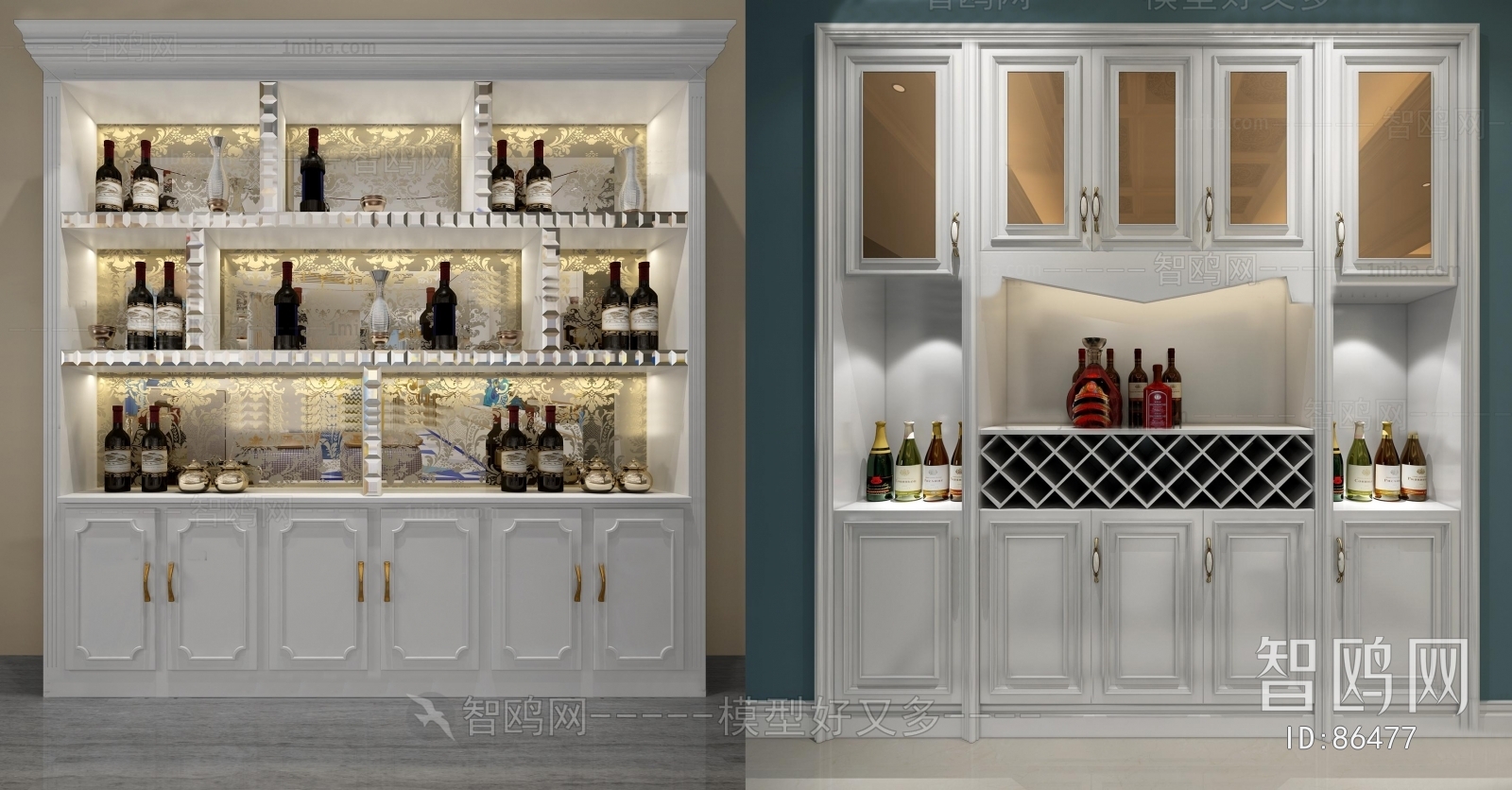 European Style Wine Cabinet