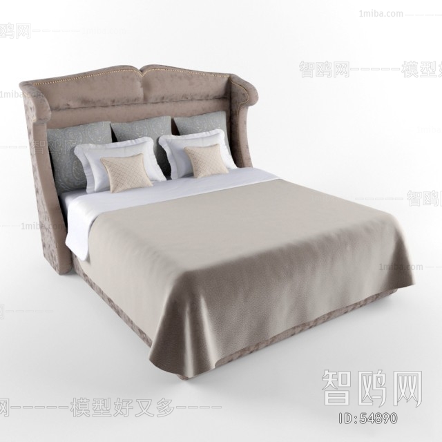 Modern American Style Double Bed