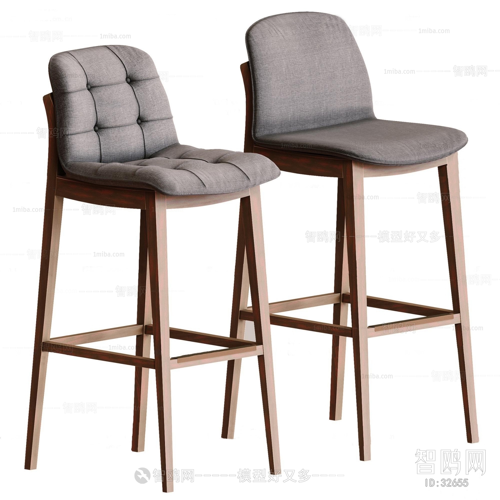 Modern Nordic Style Bar Chair