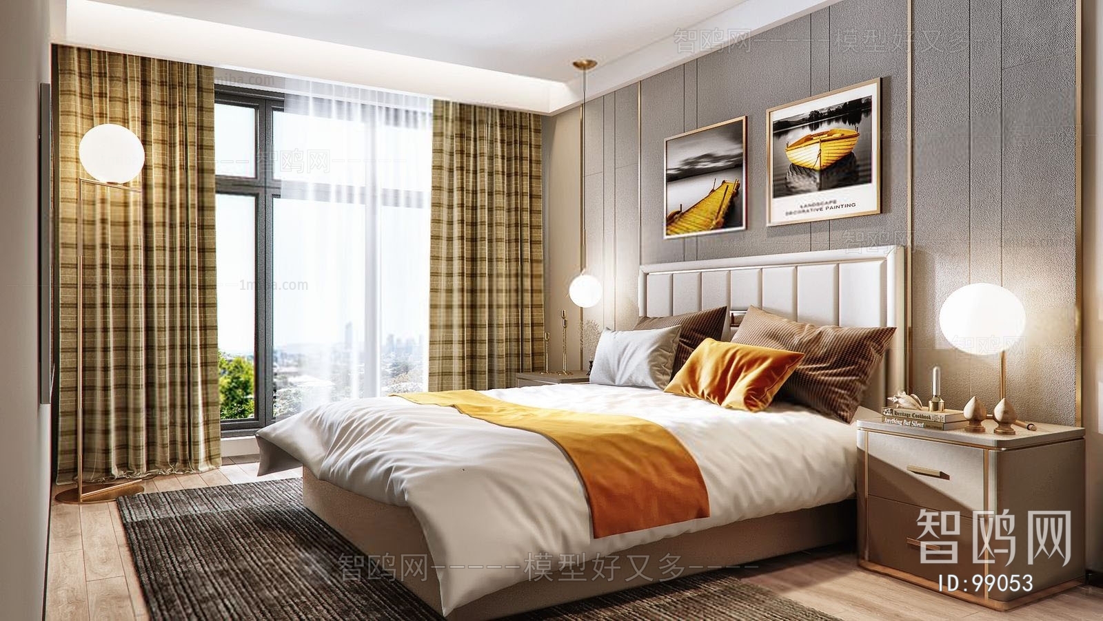 Modern Simple Style Bedroom