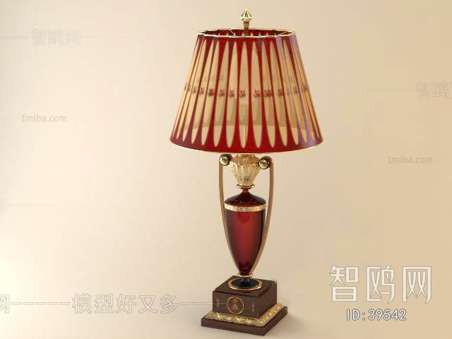 American Style Retro Style Table Lamp