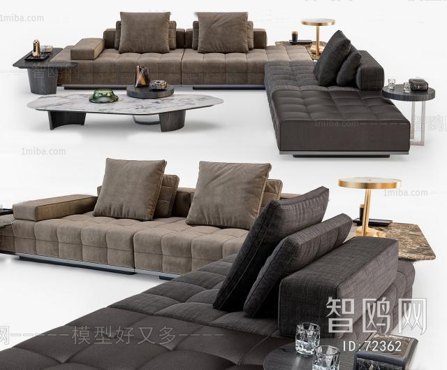 Modern Multi Person Sofa