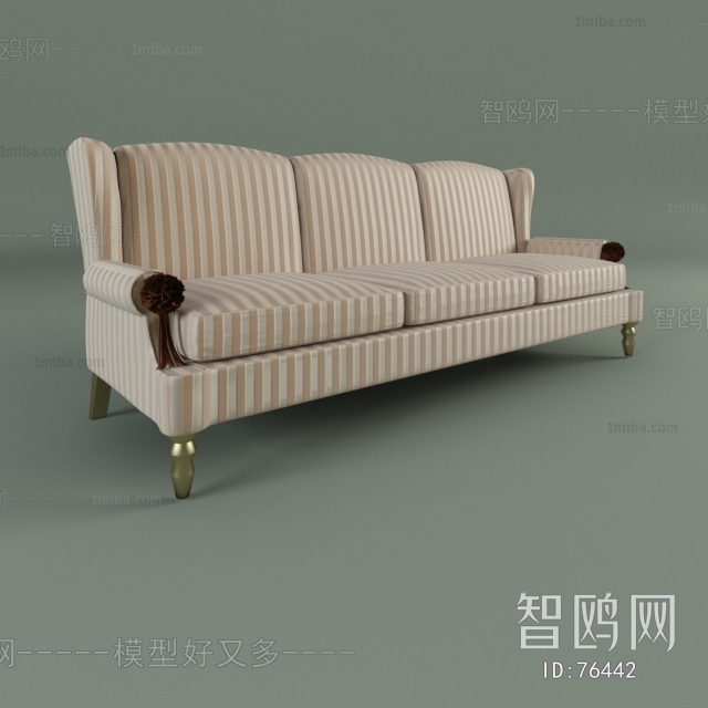 American Style Three-seat Sofa