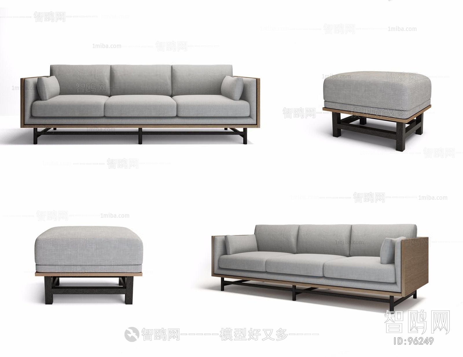 Modern Three-seat Sofa