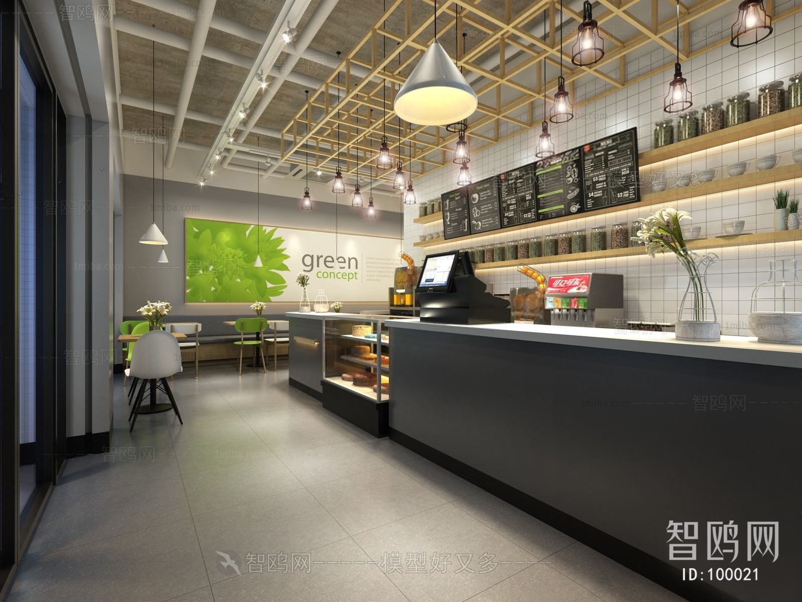 Modern Milk Tea Shop