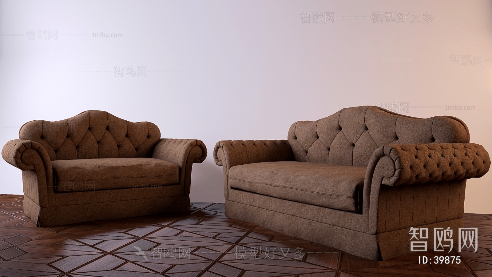 American Style Country Style A Sofa For Two