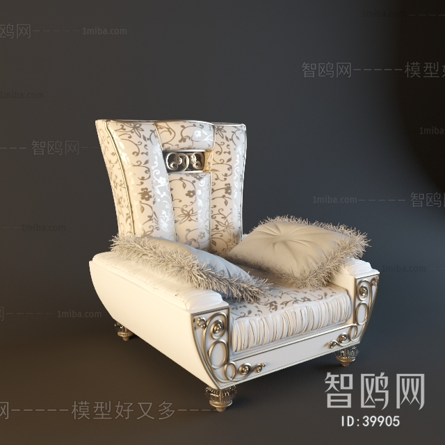 New Classical Style Single Sofa