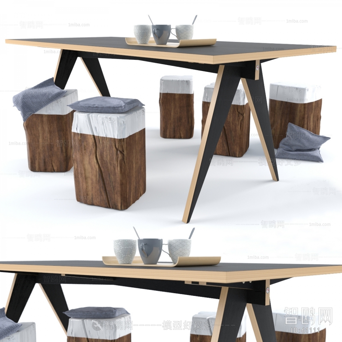 Nordic Style Leisure Table And Chair