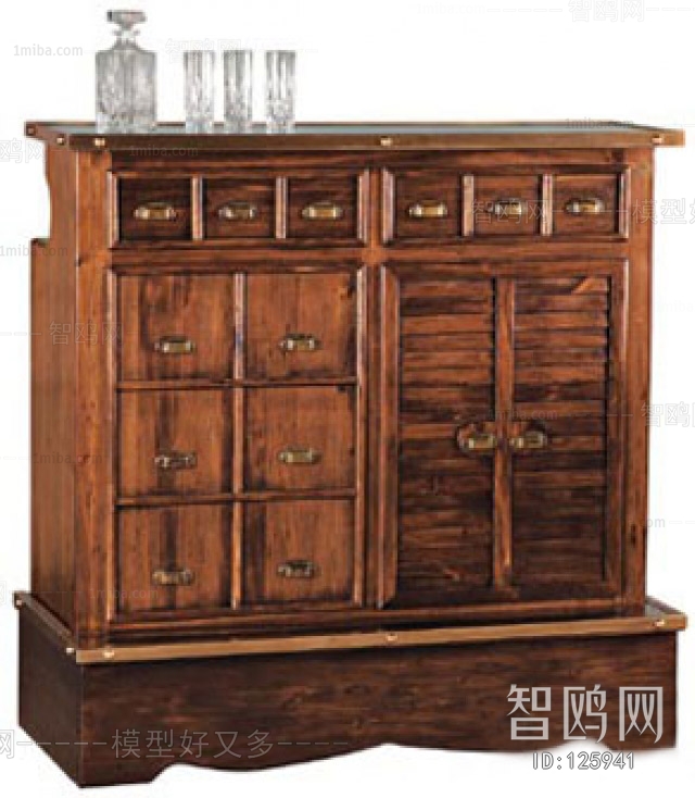 European Style Side Cabinet/Entrance Cabinet