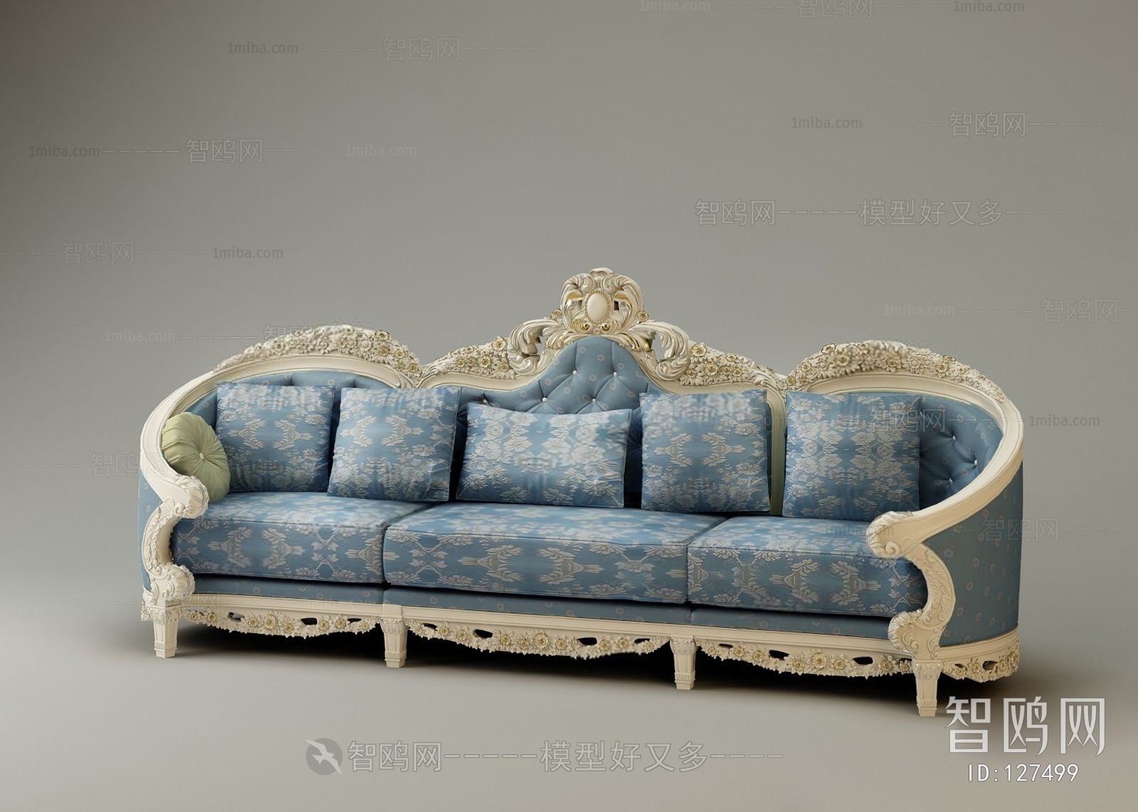 European Style Three-seat Sofa