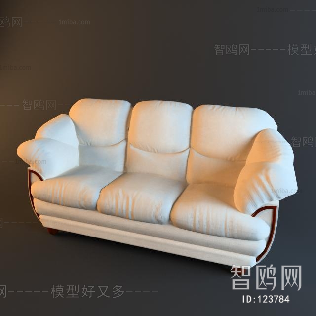 European Style Three-seat Sofa