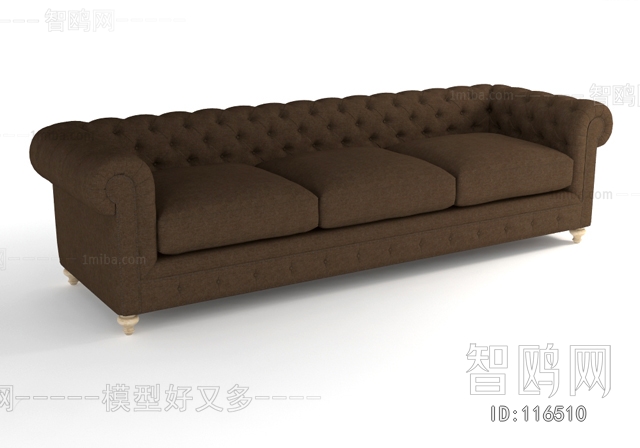 European Style Three-seat Sofa