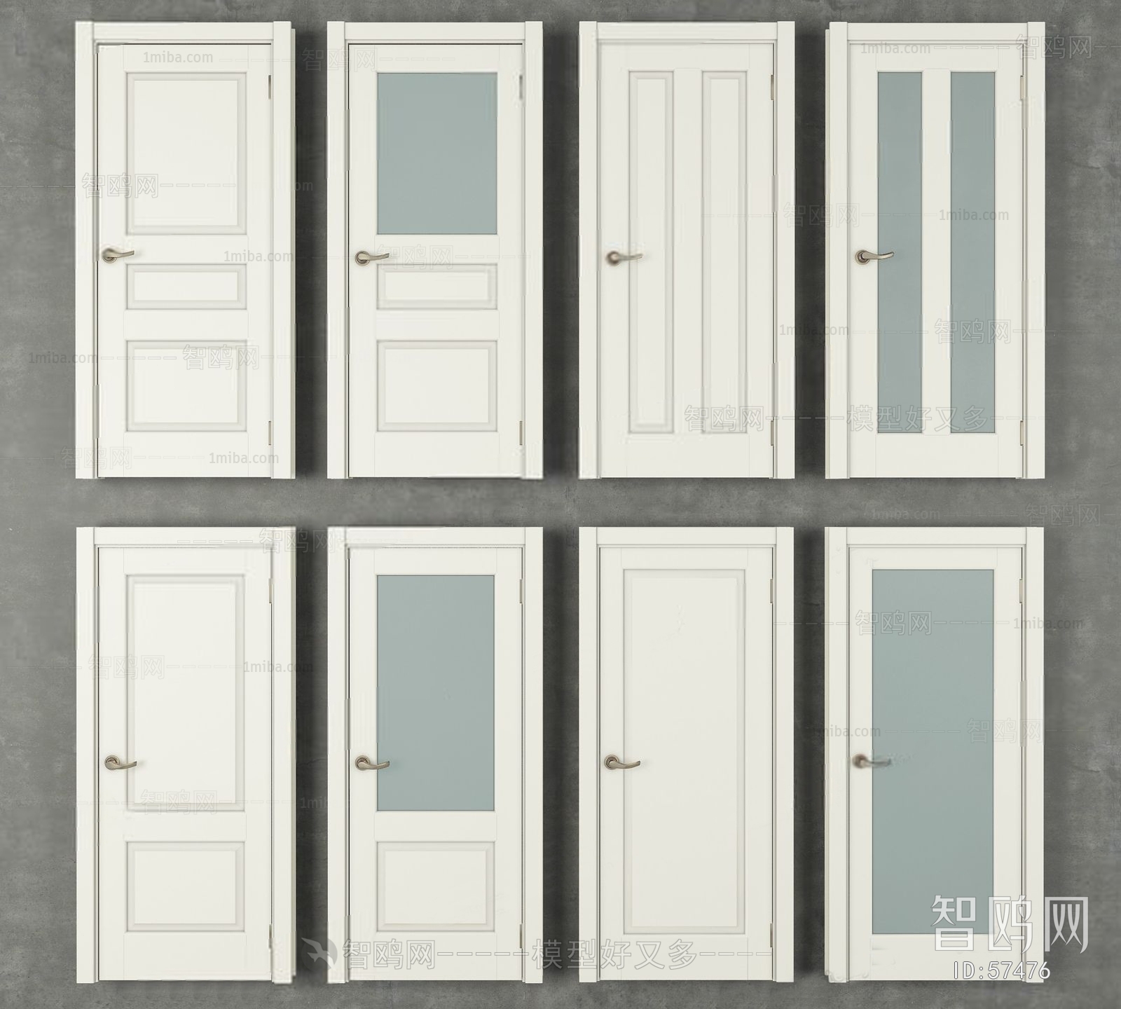 Simple European Style Door