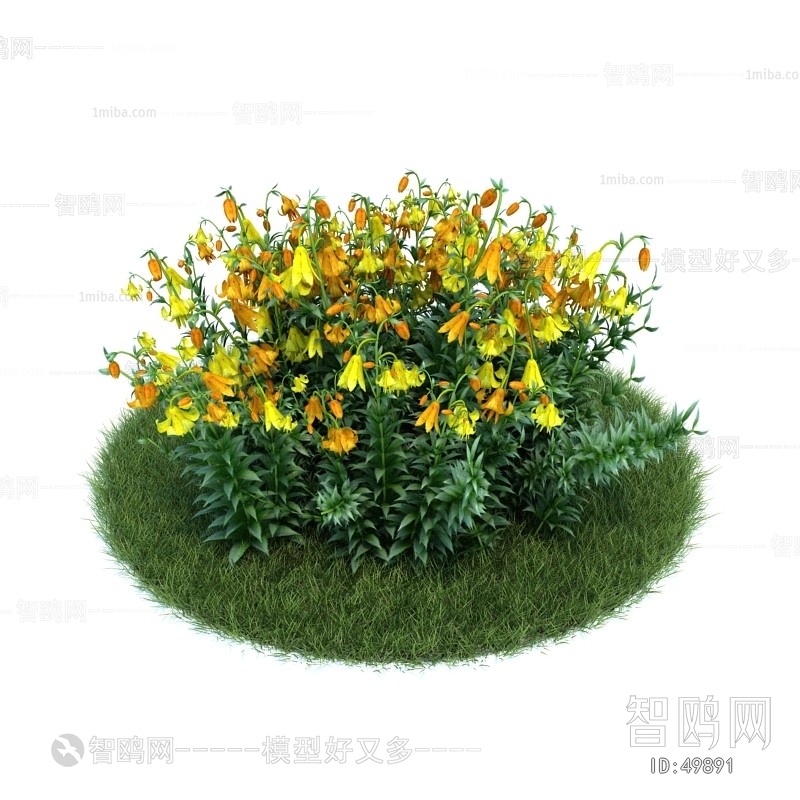 Modern Tree/shrub/grass