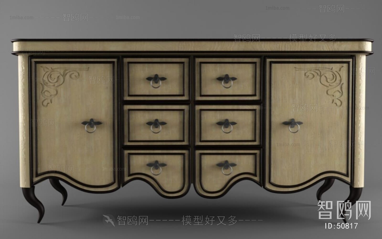 European Style Side Cabinet/Entrance Cabinet