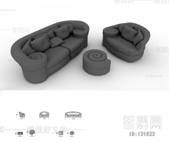 European Style Sofa Combination