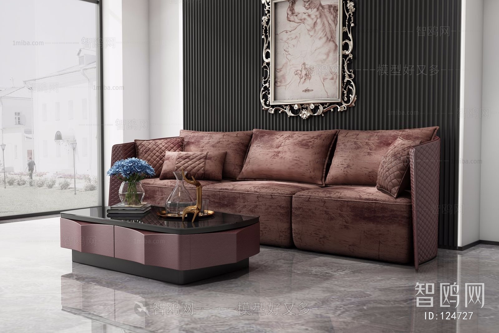 意大利 宾利 Bentley Home现代三位沙发