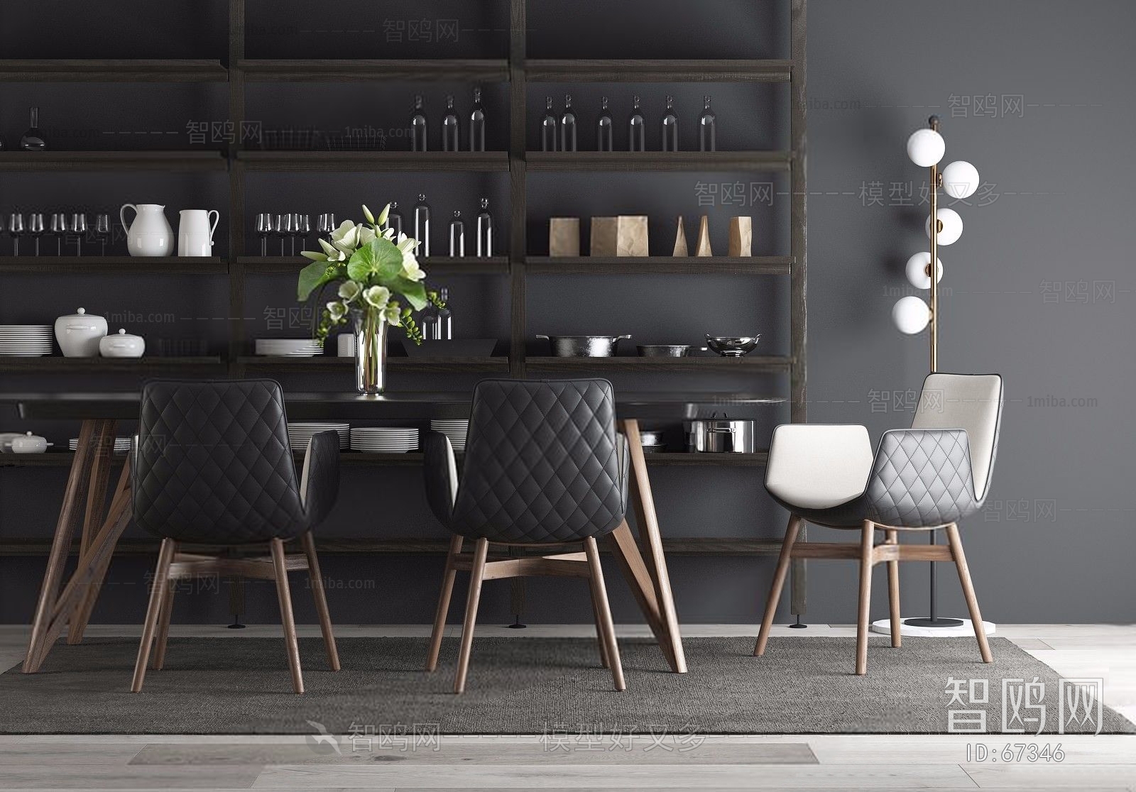 Nordic Style Dining Table And Chairs