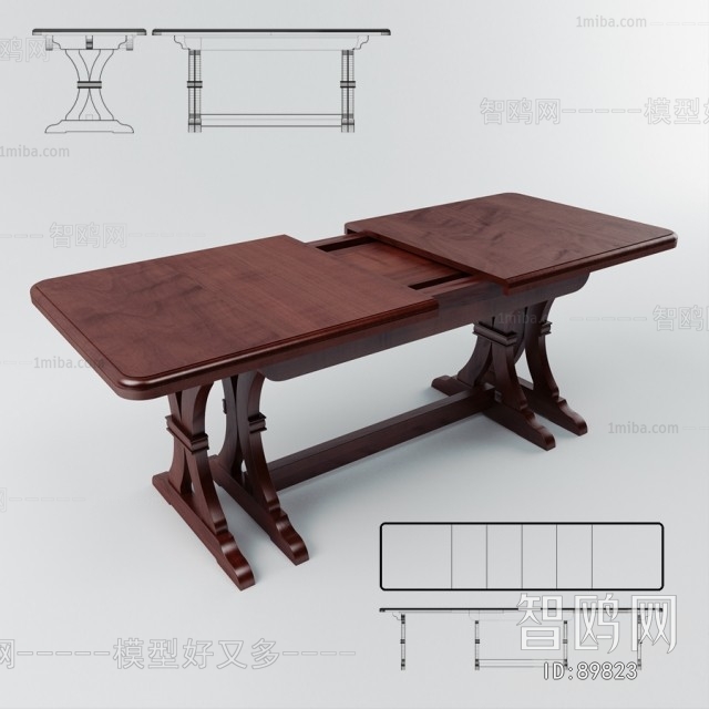 Simple European Style Desk