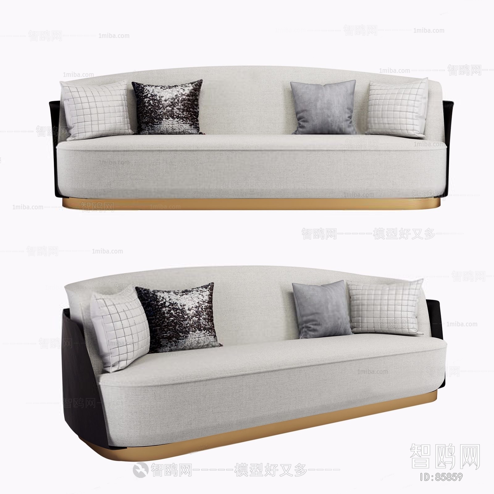 Modern Multi Person Sofa