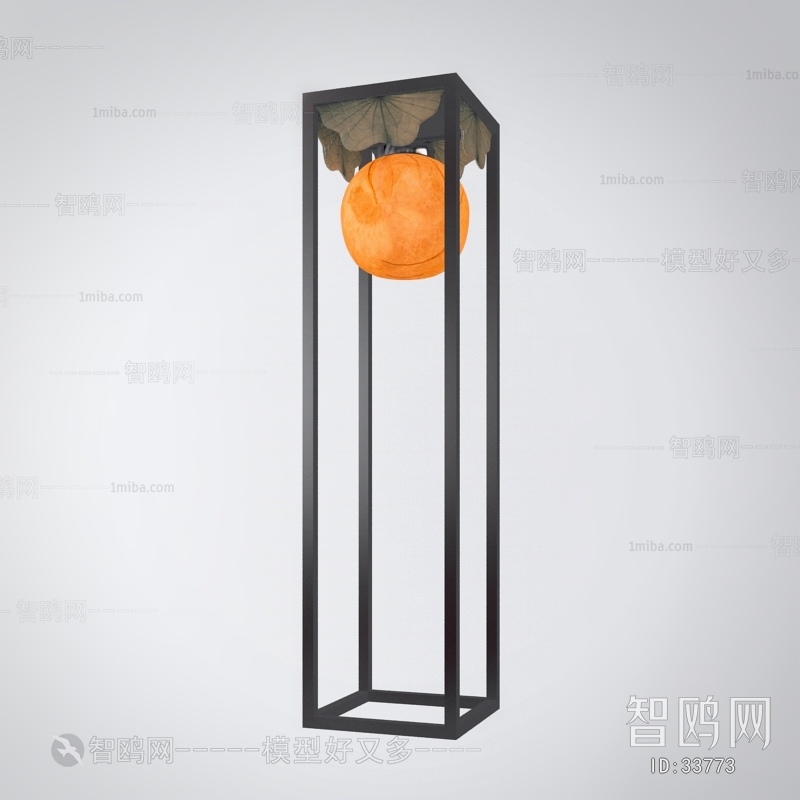 New Chinese Style Floor Lamp