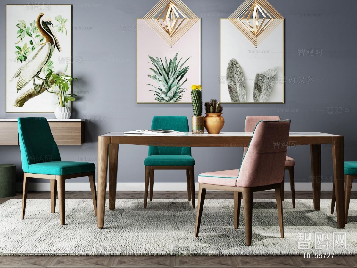 Nordic Style Dining Table And Chairs