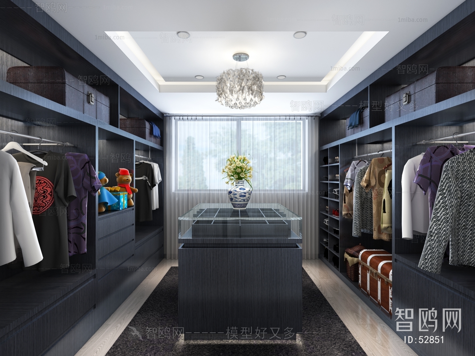 Modern Clothes Storage Area