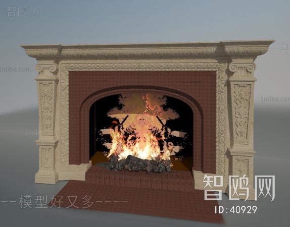 European Style Fireplace