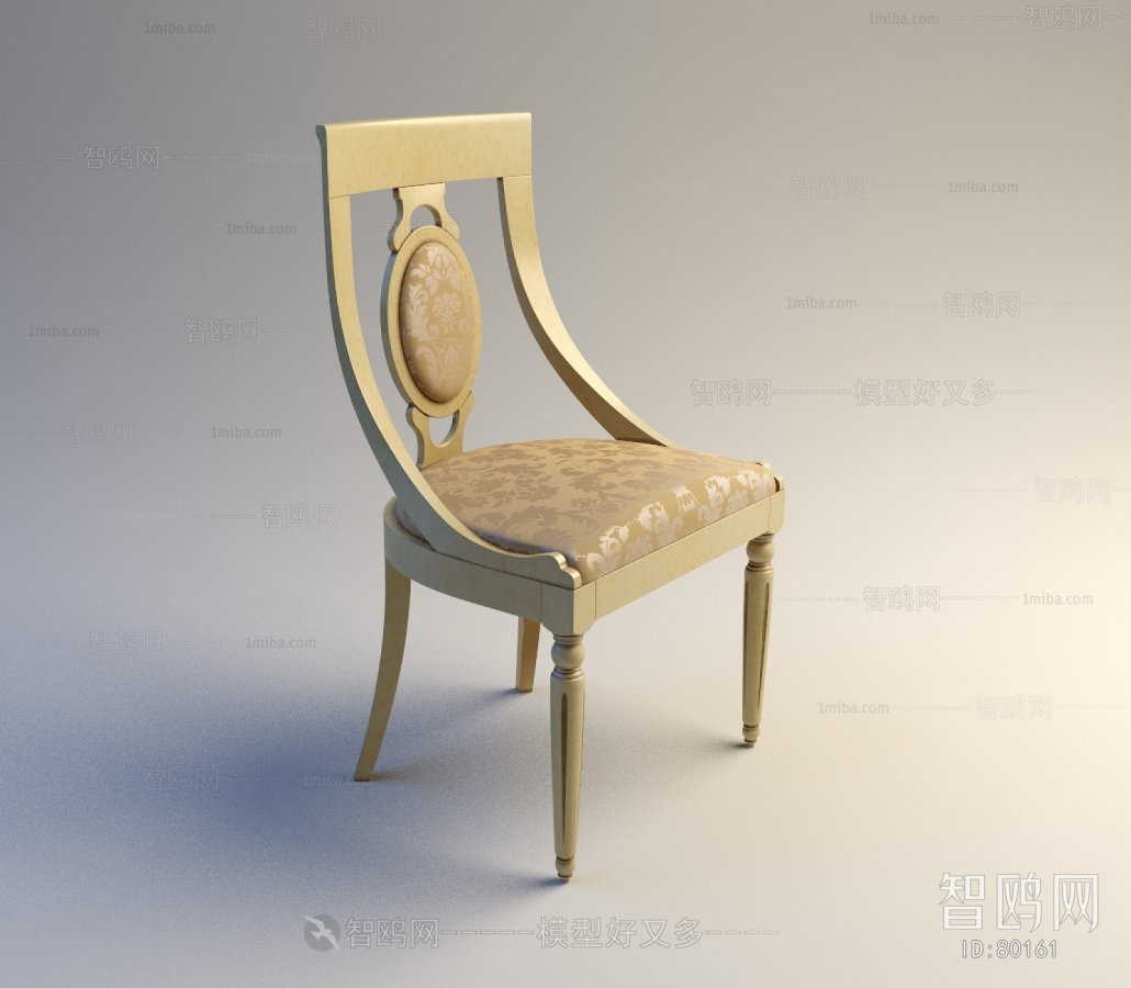 Simple European Style Single Chair