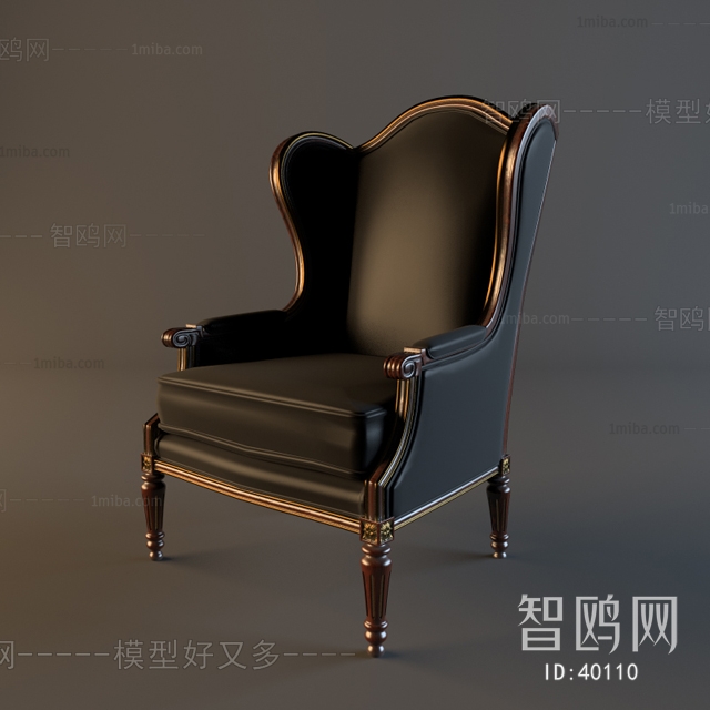 American Style New Classical Style Single Chair