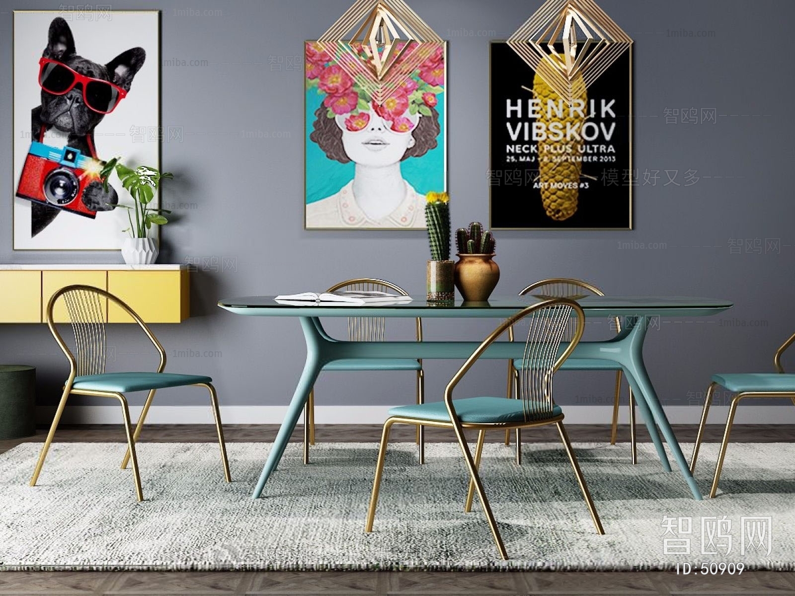 Nordic Style Dining Table And Chairs