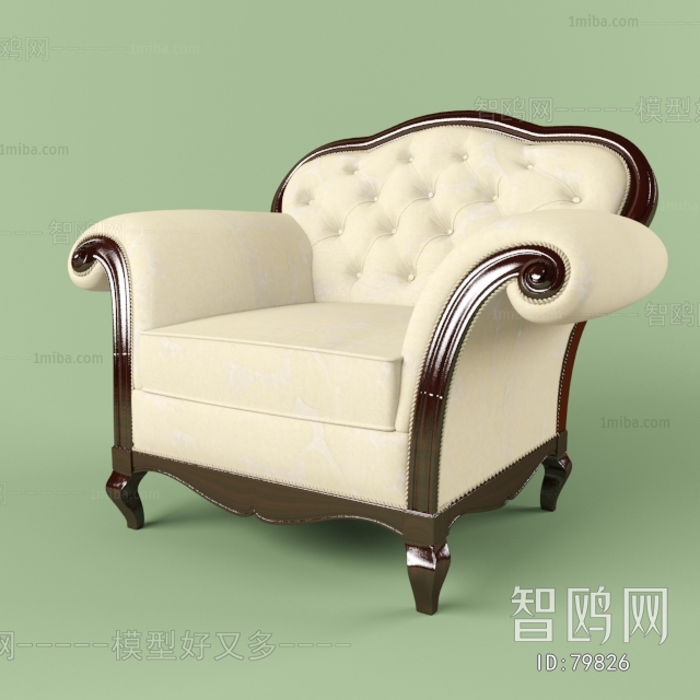 European Style Single Sofa