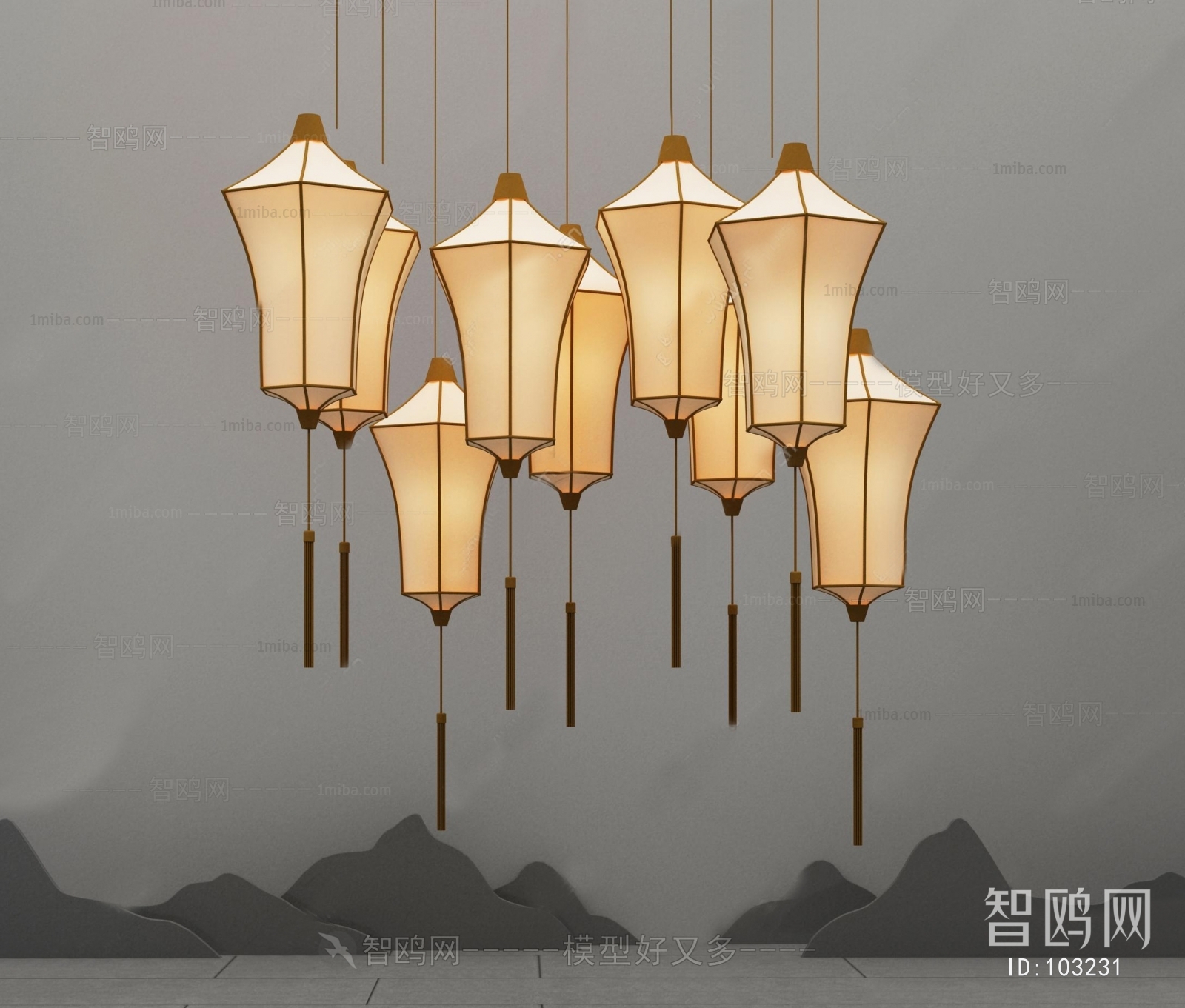 New Chinese Style Droplight