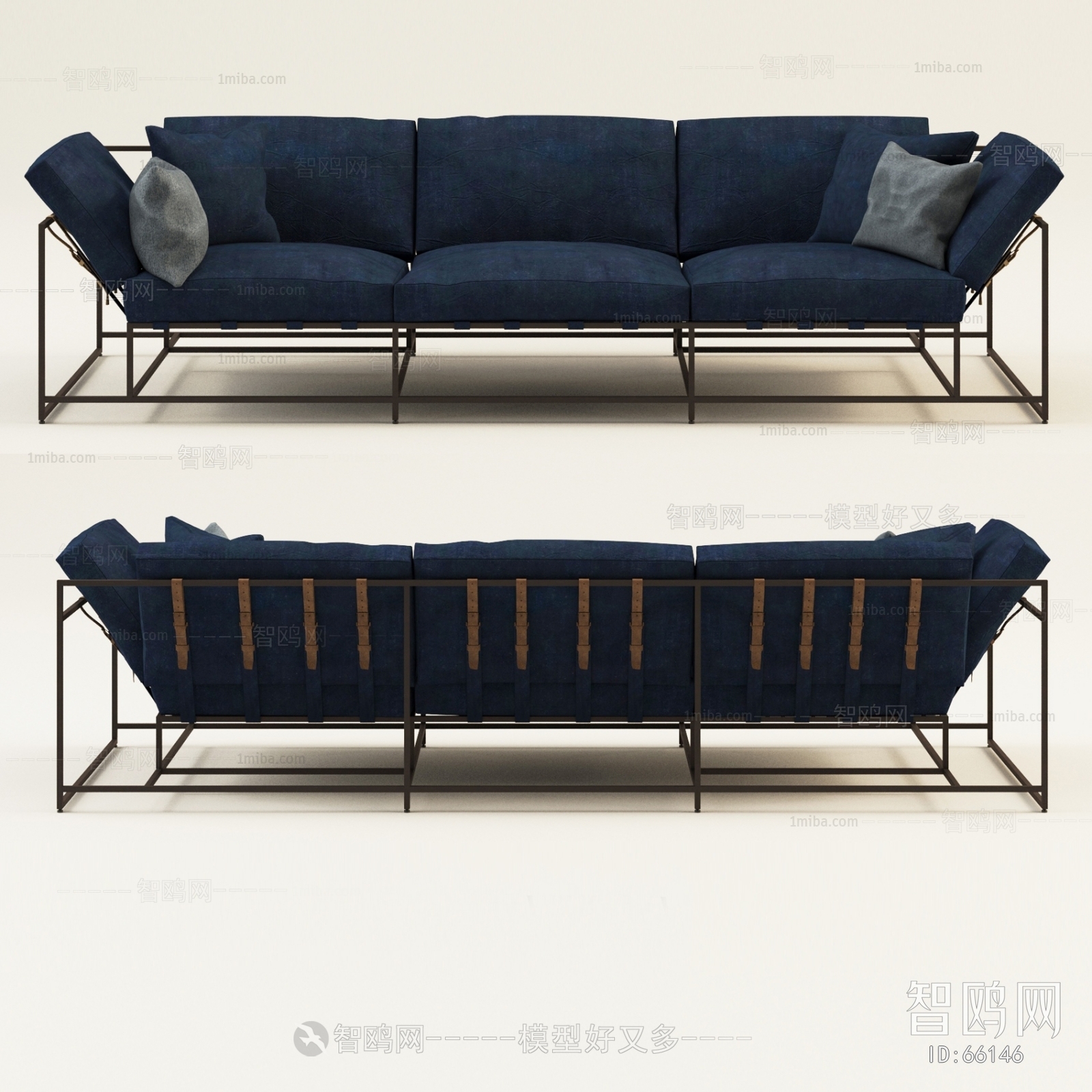 Modern Three-seat Sofa