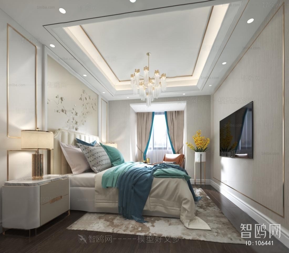 Post Modern Style Bedroom