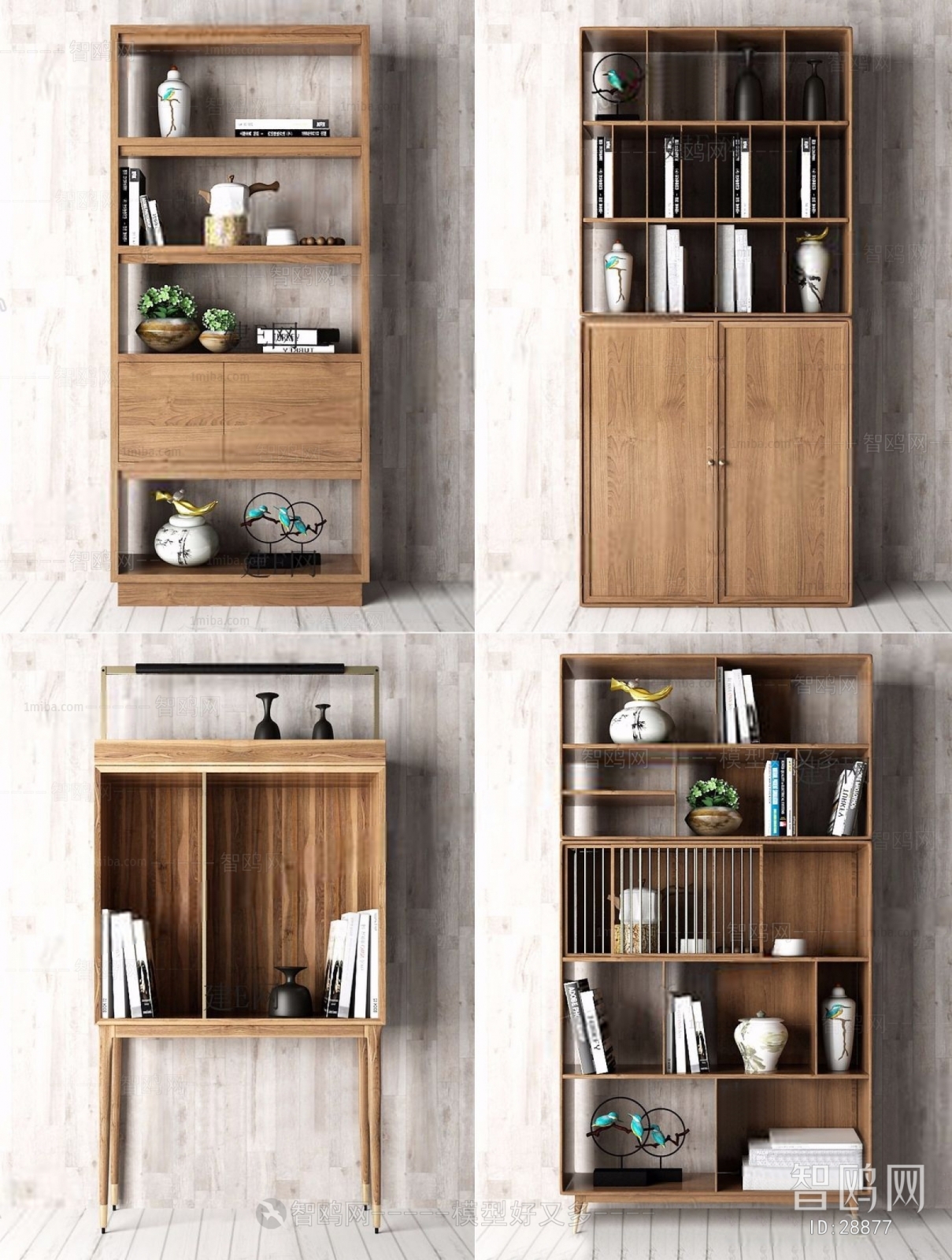 New Chinese Style Bookcase