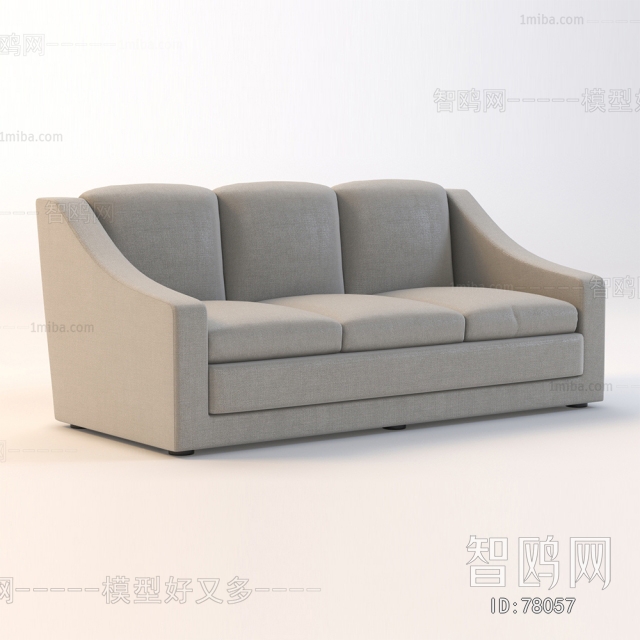 European Style Three-seat Sofa