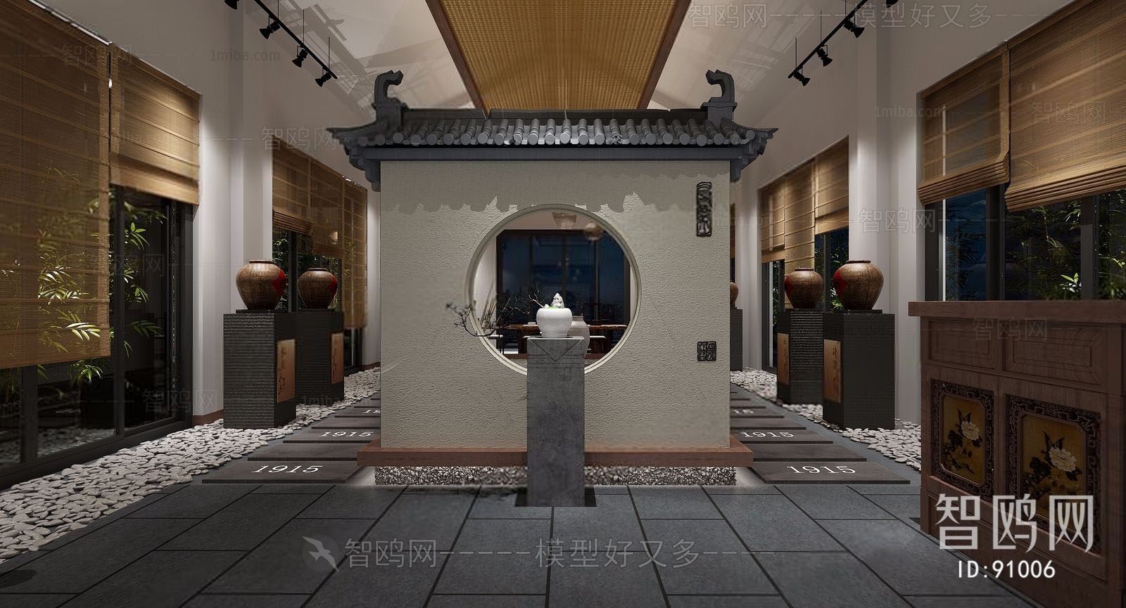 New Chinese Style Exhibition Hall