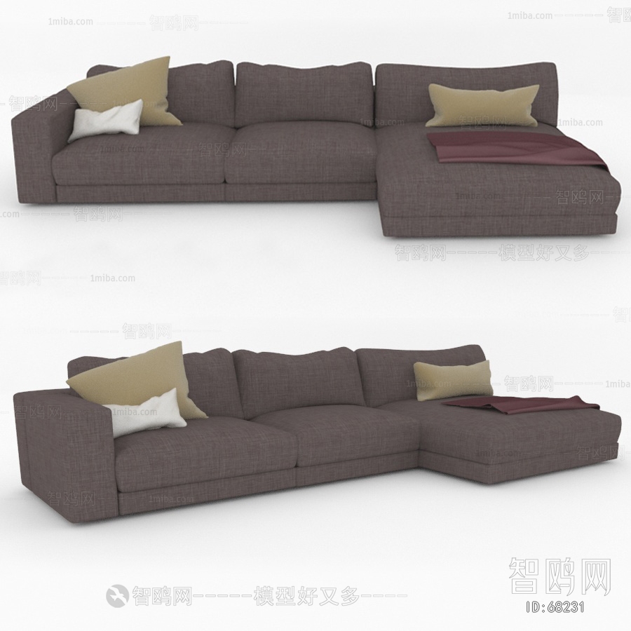 Modern Multi Person Sofa