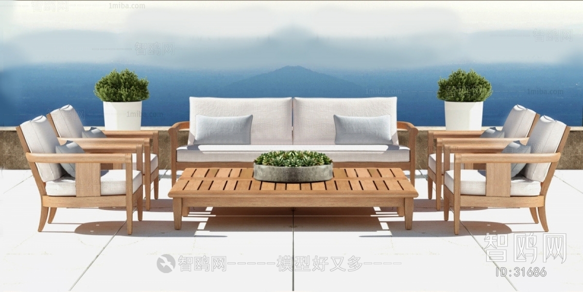 Modern Outdoor Sofa