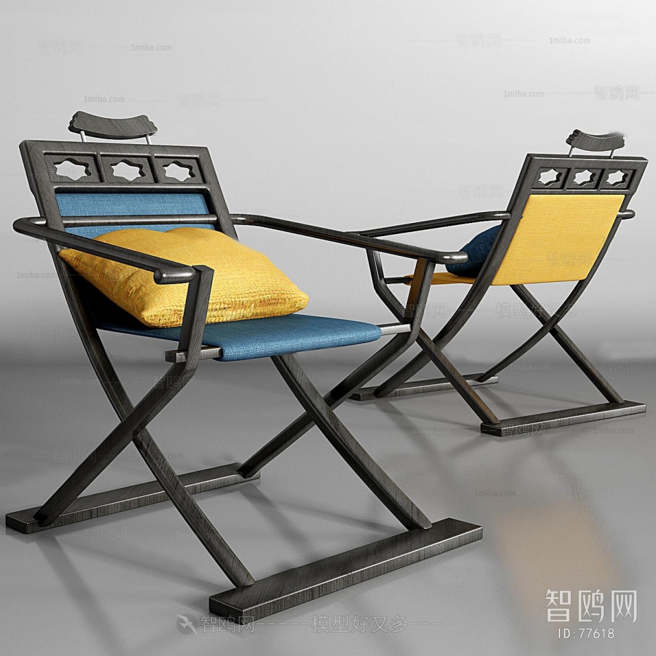 New Chinese Style Lounge Chair