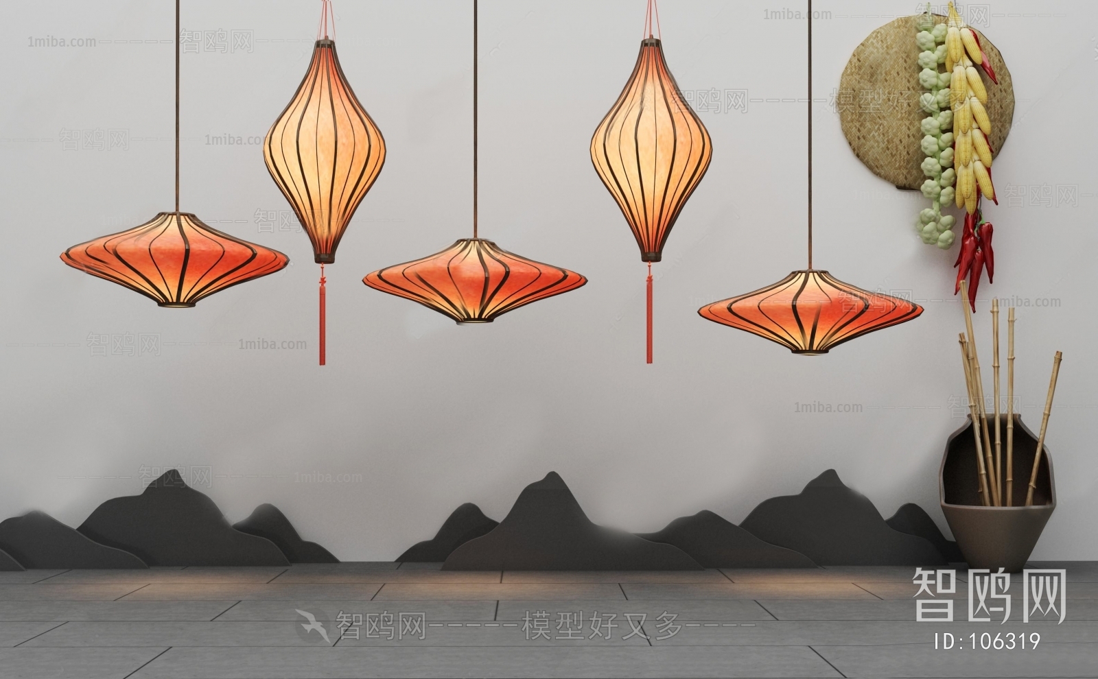 New Chinese Style Droplight