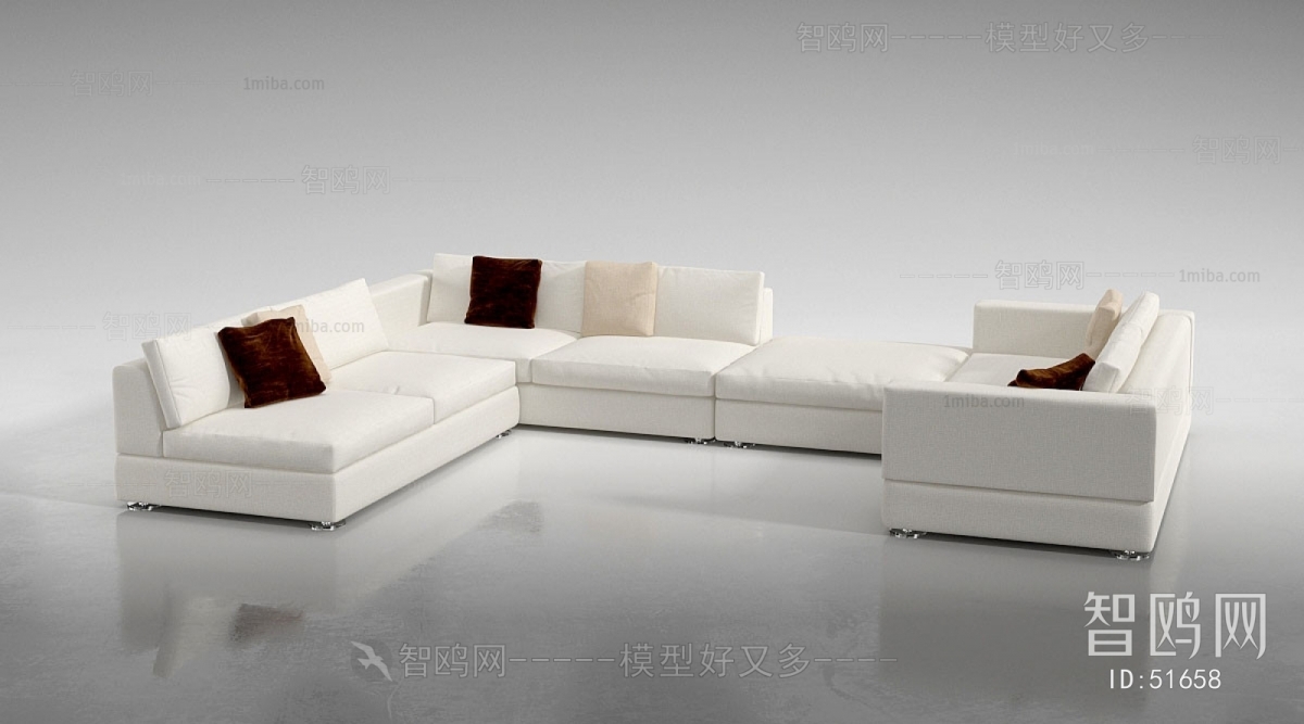 Modern Multi Person Sofa