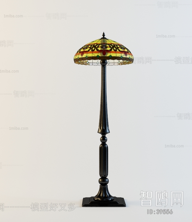 American Style Idyllic Style Floor Lamp