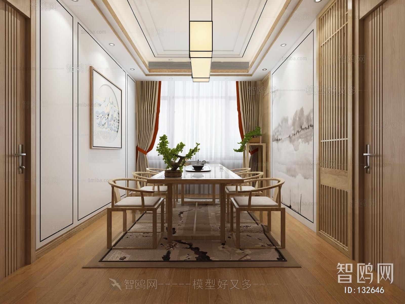 New Chinese Style Dining Room