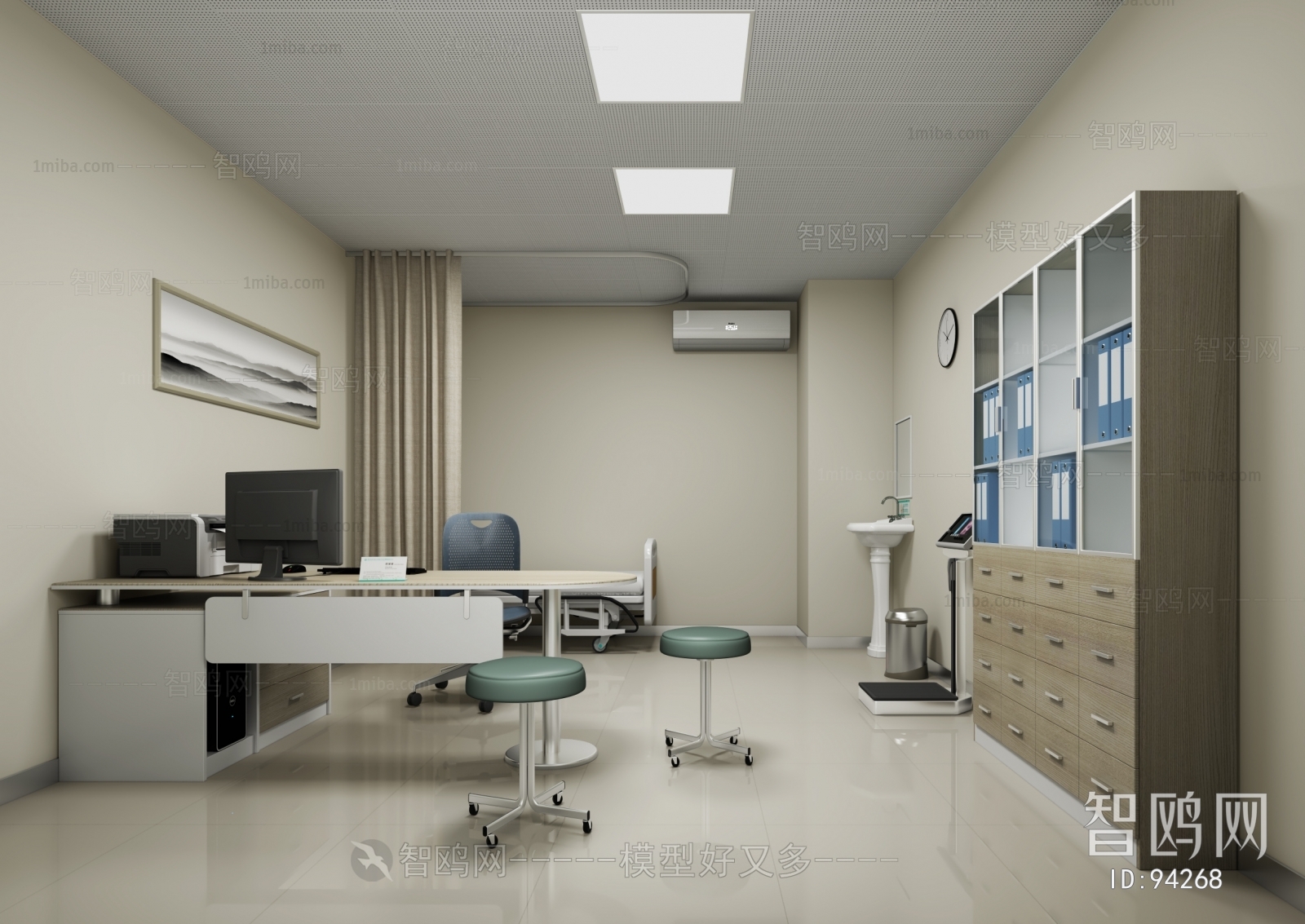 现代医院诊疗室