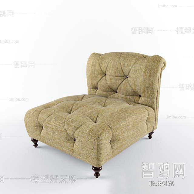 Simple European Style Single Sofa