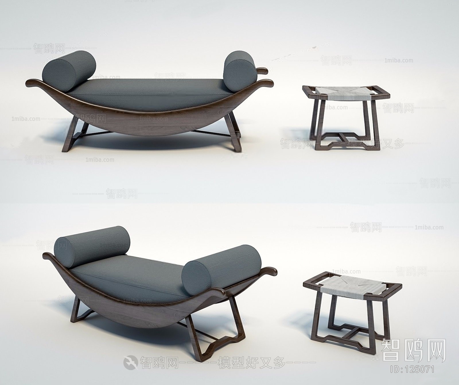 New Chinese Style Footstool